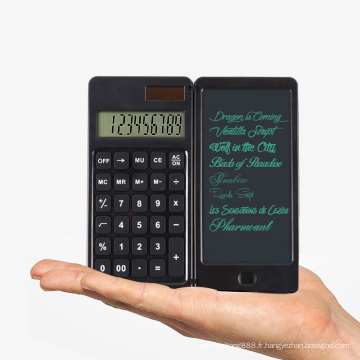 Calculatrice à 10 chiffres avec pavé d&#39;écriture